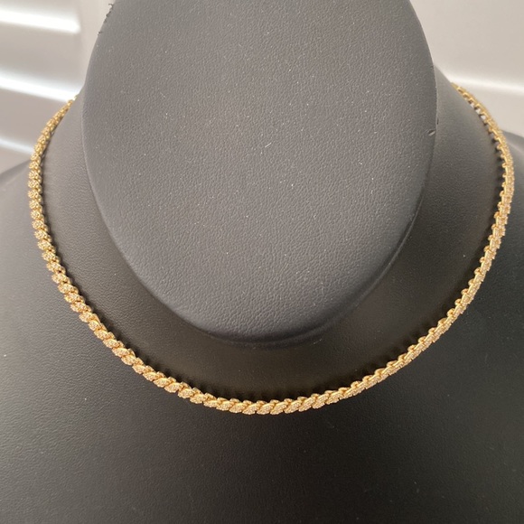 Adina’s NWOT Baby Pavé Cuban Link Choker - Picture 3 of 6